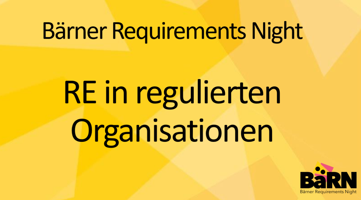 26.08.2026 RE in regulierten Organisationen