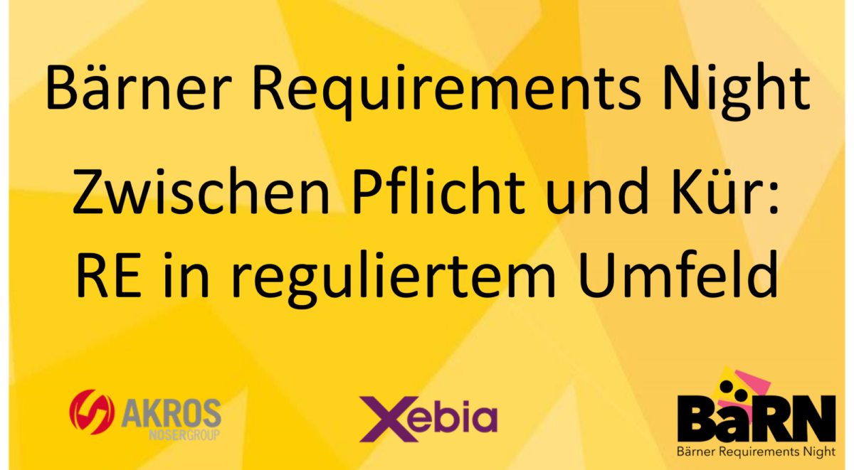 26.08.2026 Zwischen Pflicht und Kür: RE in regulierten Organisationen